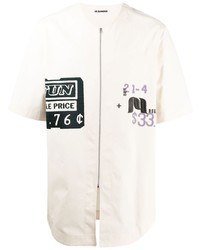 Jil Sander Patched Baseball Shirt