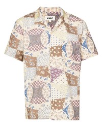 YMC Patchwork Print Shirt