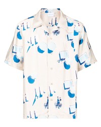 BLUE SKY INN Photograph Print Short Sleeved Shirt