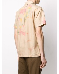 John Elliott Rainbow Wash Bowling Shirt