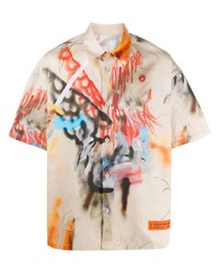 Heron Preston Spray Print Effect Shirt