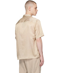 COMMAS Beige Woman And Fern Shirt