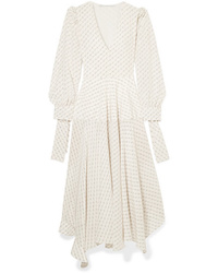 Stella McCartney Asymmetric Printed Silk Maxi Dress