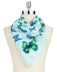 Echo Butterfly Print Square Scarf