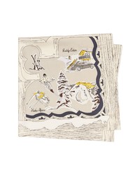 Tory Burch Chalet Silk Square Scarf In New Ivory At Nordstrom