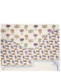 Stella McCartney Forest Tiger Print Modal Silk Scarf