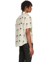 Saint Laurent Beige Silk Shirt