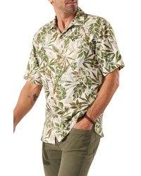Tommy Bahama Sandy Cape Vines Short Sleeve Silk Button Up Shirt