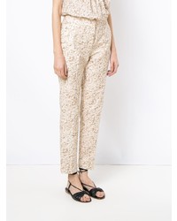 Andrea Marques Printed Skinny Trousers
