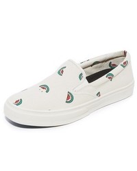 Paul Smith Ps By Clyde Watermelon Print Slip On Sneakers