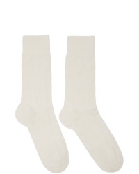 Norse Projects Off White Bjarki Pique Socks