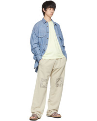 Acne Studios Green Organic Cotton Lounge Pants