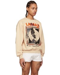 Online Ceramics Beige Laraaji Edition All Things Beautiful Sweatshirt