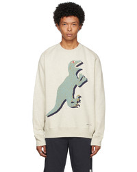 Ps By Paul Smith Off White Dino Sweatshirt