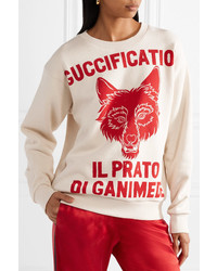 Gucci Oversized Printed Cotton Terry Sweatshirt