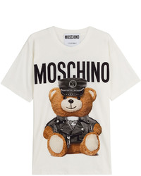 Moschino Printed Cotton T Shirt