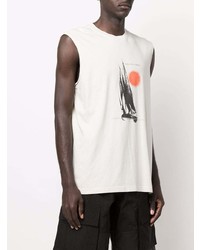 Diesel Graphic Print Cotton Tank Top