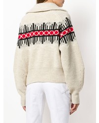 Isabel Marant Embroidered Knitted Sweater