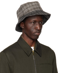 Paul Smith Brown White Mixed Bucket Hat