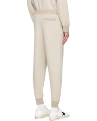 Theory Beige White Alcos Lounge Pants