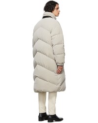 Tom Ford Grey Long Down Puffer