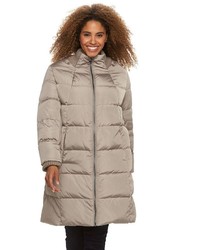Gallery Plus Size Hooded Puffer Down Puffer Jacket