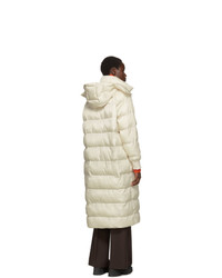 Stella McCartney White Quilted Puffer Coat