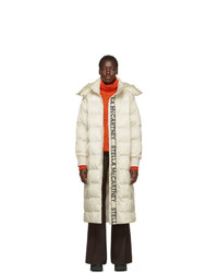 Stella McCartney White Quilted Puffer Coat