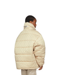 Gmbh Beige Oversized Debs Puffer Jacket