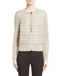 Moncler Coreana Quilted Knit Jacket