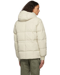 C.P. Company Off White Down Flatt Goggle Jacket