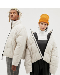 Collusion Unisex Cord Puffer Jacket