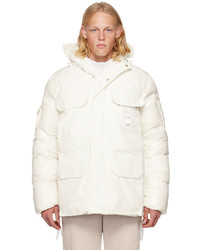 Canada Goose White Humanature Standard Expedition Down Jacket