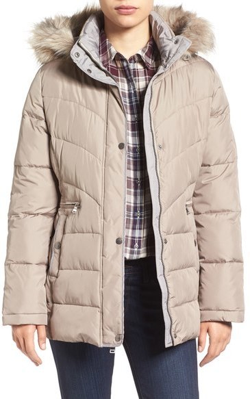 larry levine quilted coat