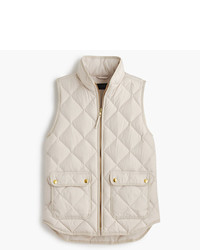 Beige Quilted Gilet