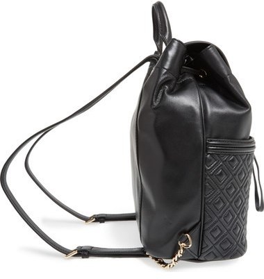 fleming lambskin leather backpack tory burch