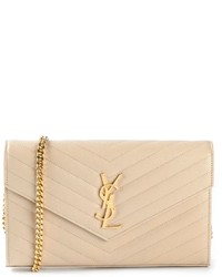 Saint Laurent Monogram Quilted Leather Shoulder Bag, Designer code:  377828BOW01, Luxury Fashion Eshop