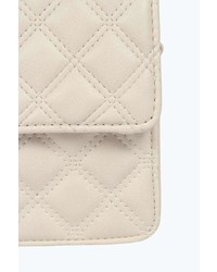 Boohoo Holly Quilted Chain Cross Body Bag