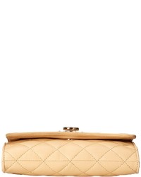 DKNY Gansevoort Quilted Nappa Small Flap Crossbody W Det Chain Handle