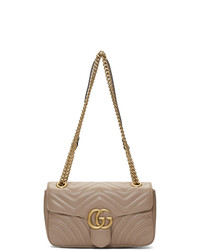 Gucci Taupe Small Marmont Bag