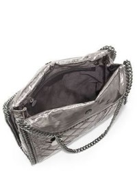 Stella McCartney Falabella Metallic Quilted Faux Leather Tote