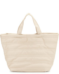 Neiman Marcus Quilted Large Tote Bag Almond