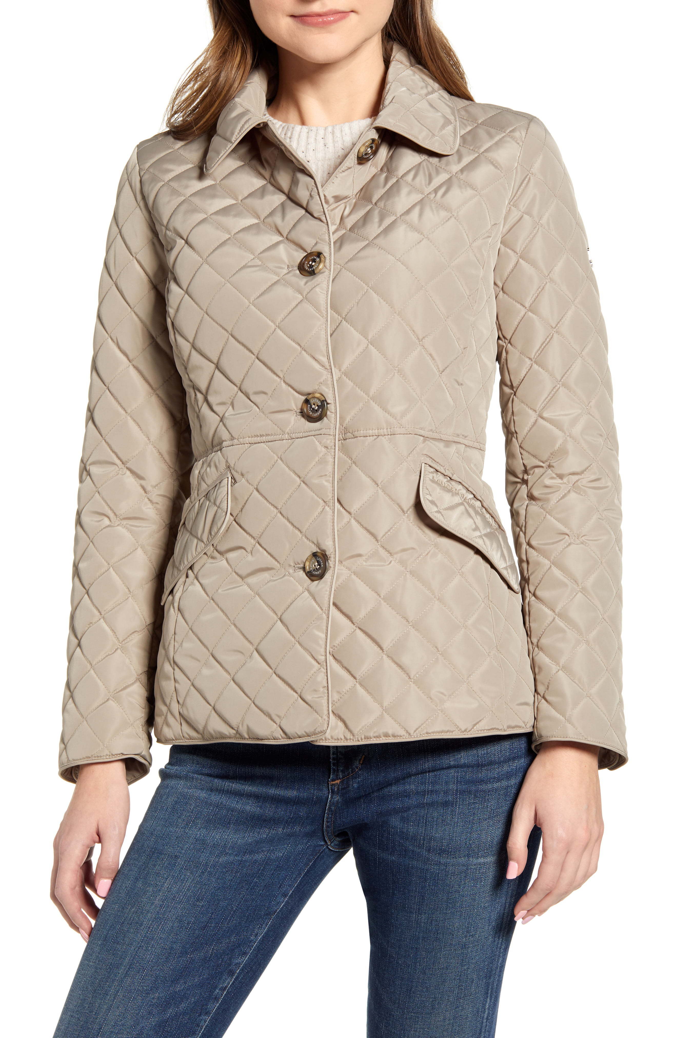 Lauren Ralph Lauren Diamond Quilted Jacket, $90 | Nordstrom | Lookastic