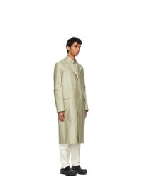 Jil Sander Khaki Tailored Coat