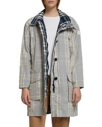 Woolrich Peony Plaid Water Wind Resistant Raincoat