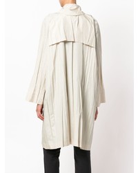 Issey Miyake Vintage Pleated Double Breasted Raincoat
