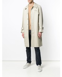 MACKINTOSH Sand Cotton Oversized Fly Fronted Trench Coat Gm 129bs