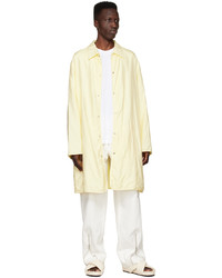 Jil Sander Yellow Nylon Coat