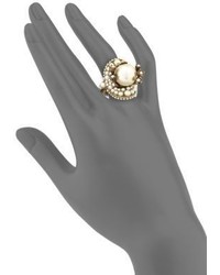 Gucci Faux Pearl Flower Ring