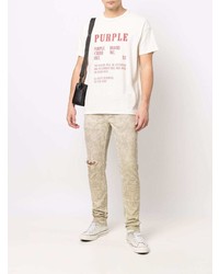 purple brand Low Rise Washed Skinny Jeans